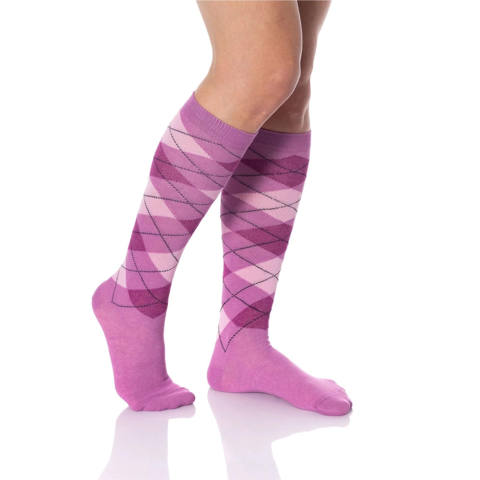 Knee High Socks For Women 6 Pairs Colorful Over The Calf Para Niñas y Mujeres