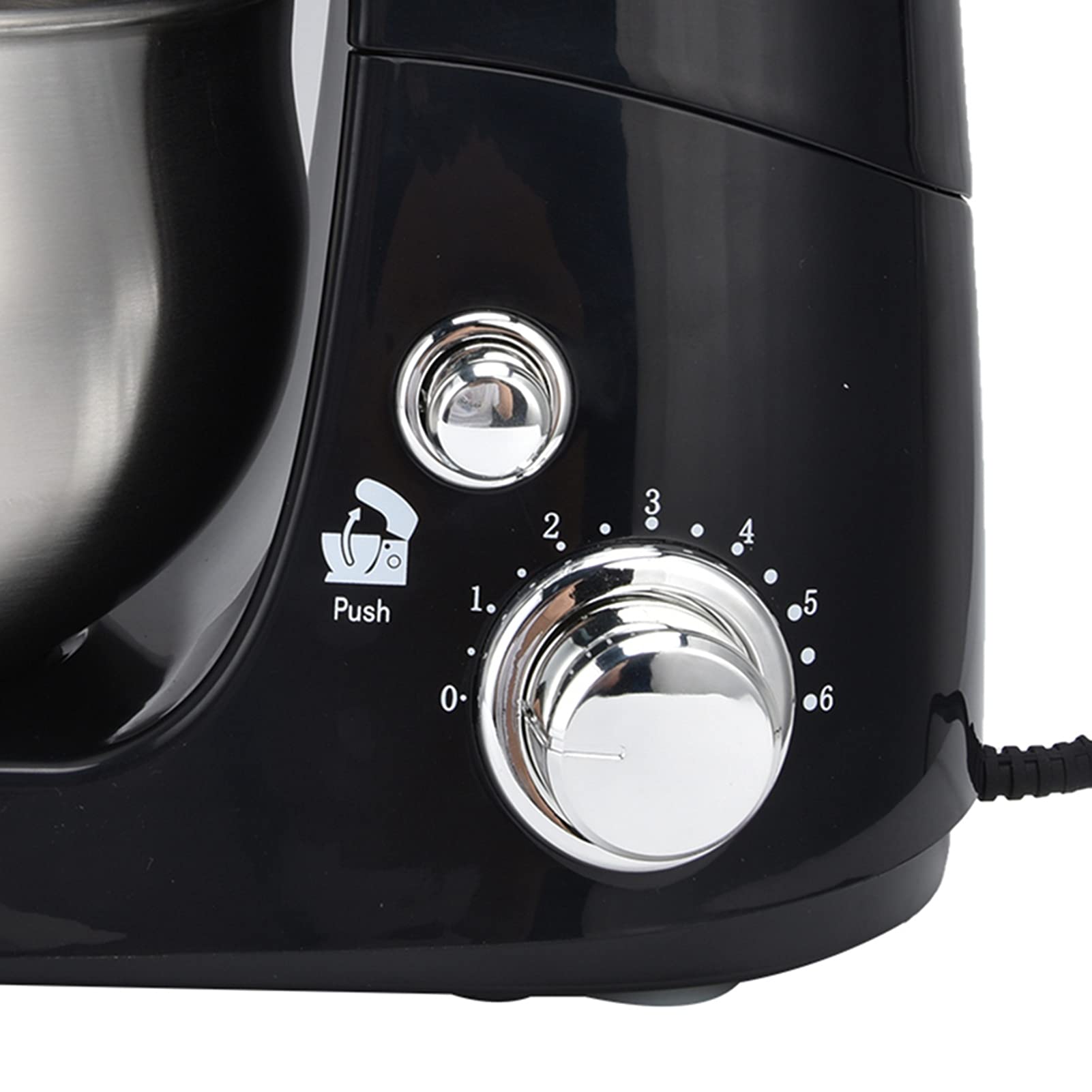 Mikser Stojący 3.5L 700W 6 Prędkości Elektryczny Mikser do Ciasta ze Stali Nierdzewnej misą z odchylaną głowicą do Pieczenia Chleba Ciast Kremu