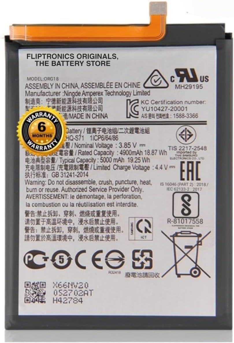 Original HQ-S71 Battery for Samsung Galaxy M11 SM-M115FZKEINS / SM-M115FZKDXSG / M115F Battery with 6 Month Warranty**** (X0080)