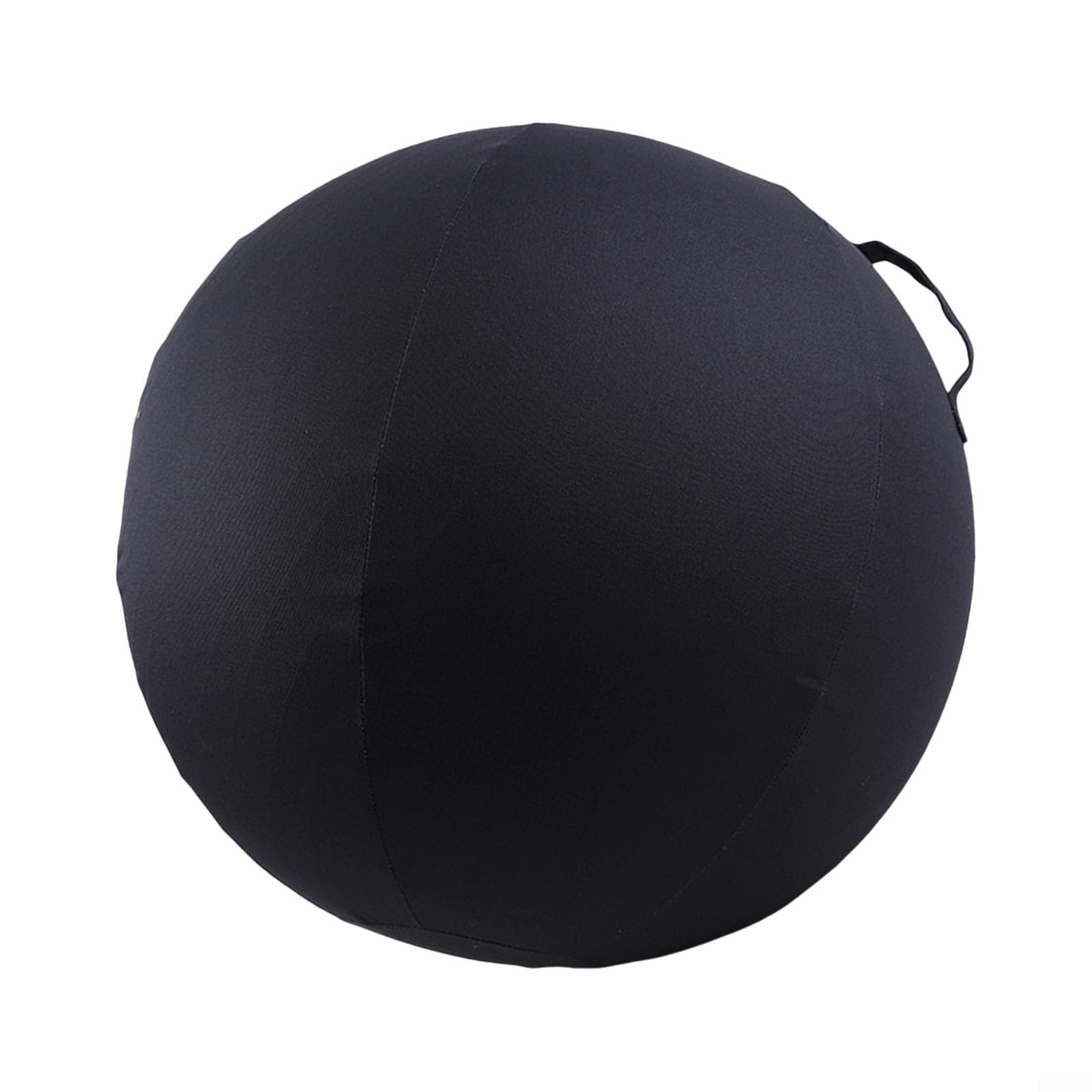Cotton Yoga Ball Cover for 65cm Exercise Ball, Foldable Protective Case with Handle, Soft Breathable Storage Bag for Gym Home Pilates Fitness, Grey(Gray)