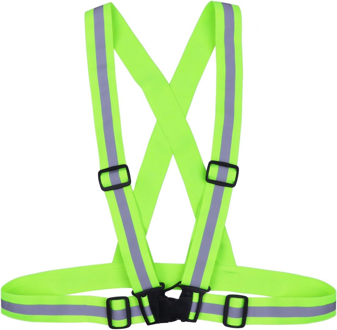 Best Cyber Monday ๐ฅ CHICTRY Reflective Vest High Visibility Elastic Lightweight Adjustable Safety Belt Vest for Running Walking Jogging Cycling Motorcycle Outdoor Activities Green One Size Best Cyber Monday ๐ฅ CHICTRY Reflective Vest High Visibility Elastic Lightweight Adjustable Safety Belt Vest for Running Walking Jogging Cycling Motorcycle Outdoor Activities Green One Size
