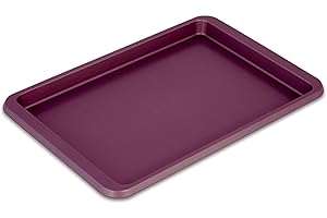 KitchenAid 9x13 Inch Nonstick Steel Baking Sheet, Beetroot for Swiss Rolls