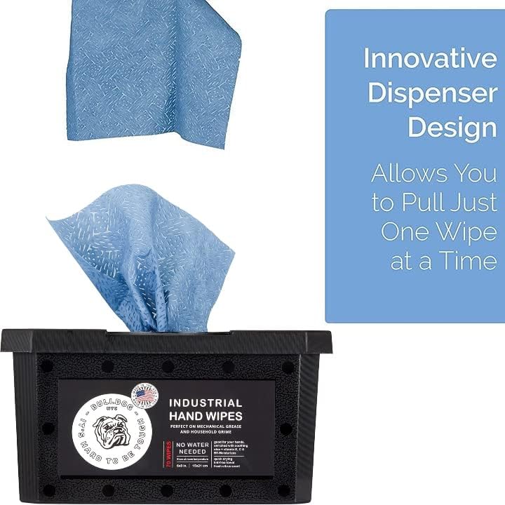Heavy Duty Industrial Hand Wipes, 70 Wipes per Container,3825 image 4