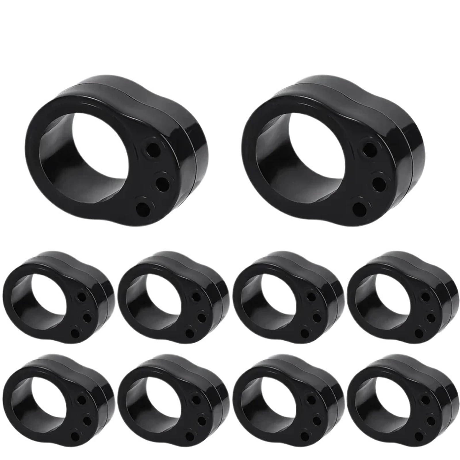 Xctdsvah Single Ring-B Door Stop Silicone Gel Door Stop Transparent Wall Protection Knob Bumper Furniture Protector Pad Handle Buffer(,20Pcs)