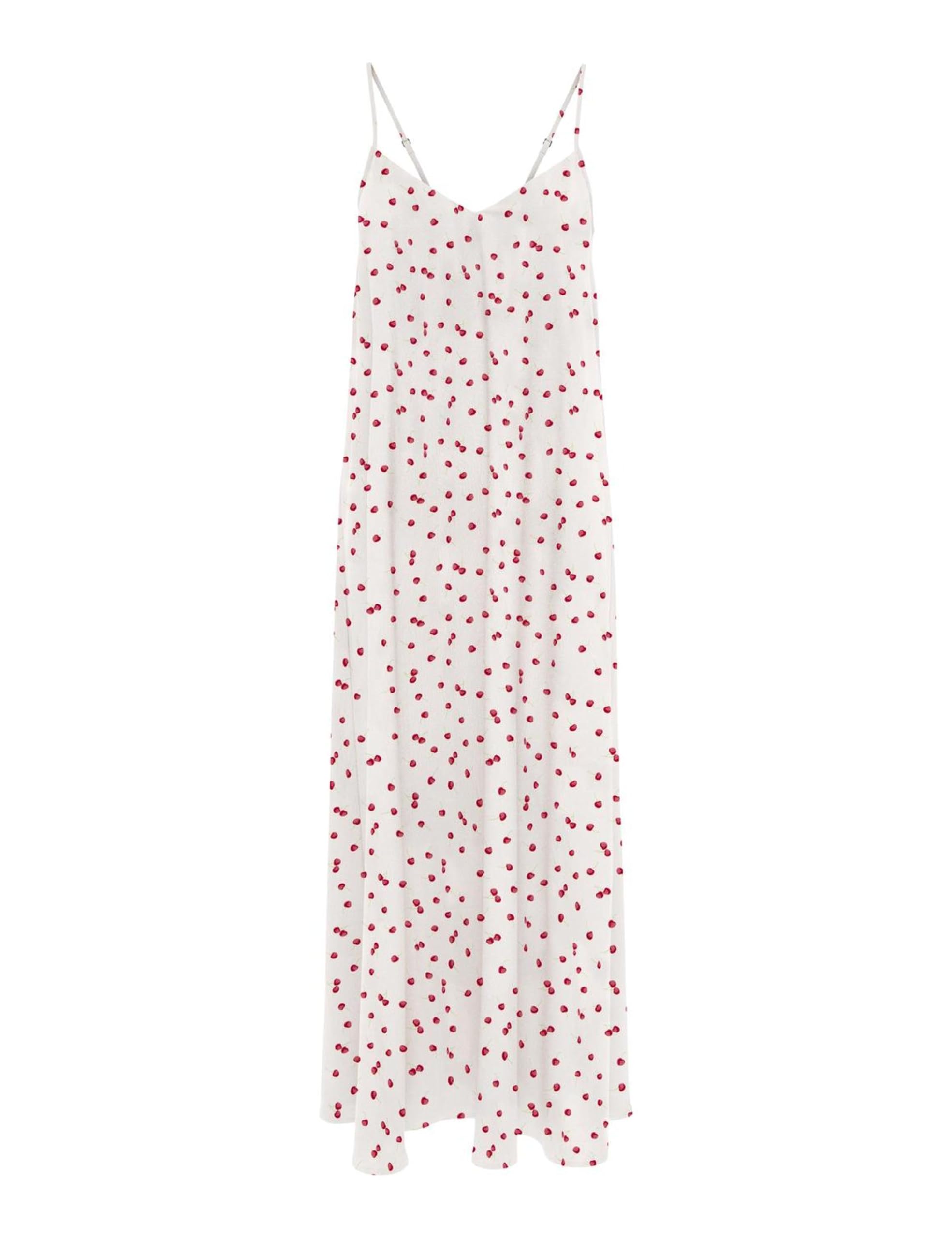 Onlnova Life Vis Roxy Long Dress AOP, Cloud Dancer, XL