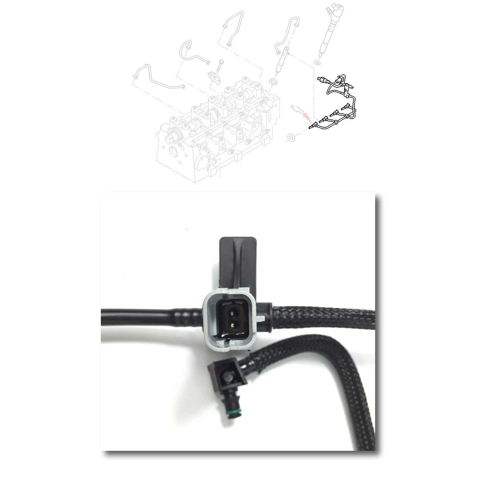 SOLARIS Sensor de Retorno de Combustible con Sensor, apto para Biodisel, Montaje en Panel, 0 - 100 ohms, Pieza de automóvil