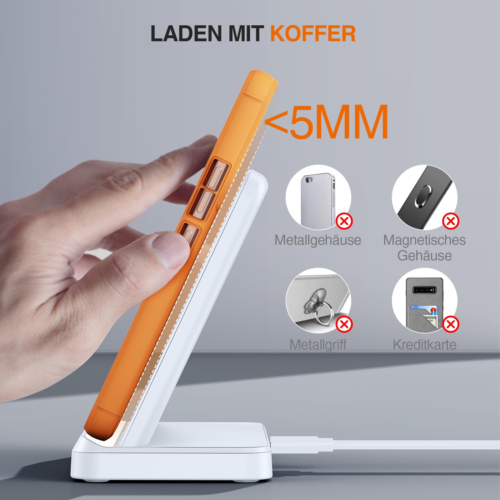 LK Station de charge inductive 3 en 1 pour Samsung Galaxy Watch 8/7/6/5/5 Pro/4, chargeur pour Samsung S26 Ultra S25 S24 S23 S22 Z Flip Z Fold 7 6 5 Galaxy Buds Blanc