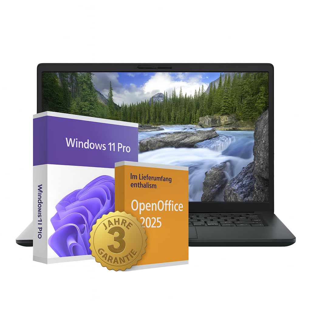 Lenovo Notebook Laptop Latitude 5400 • 14 Full-HD • CPU Intel Core i5 8th Generation • 16 GB RAM • 512 GB SSD • Windows 11 Pro • mit 3 Jahren Garantie • OpenOffice 2025 • Windows Defender Antivirus