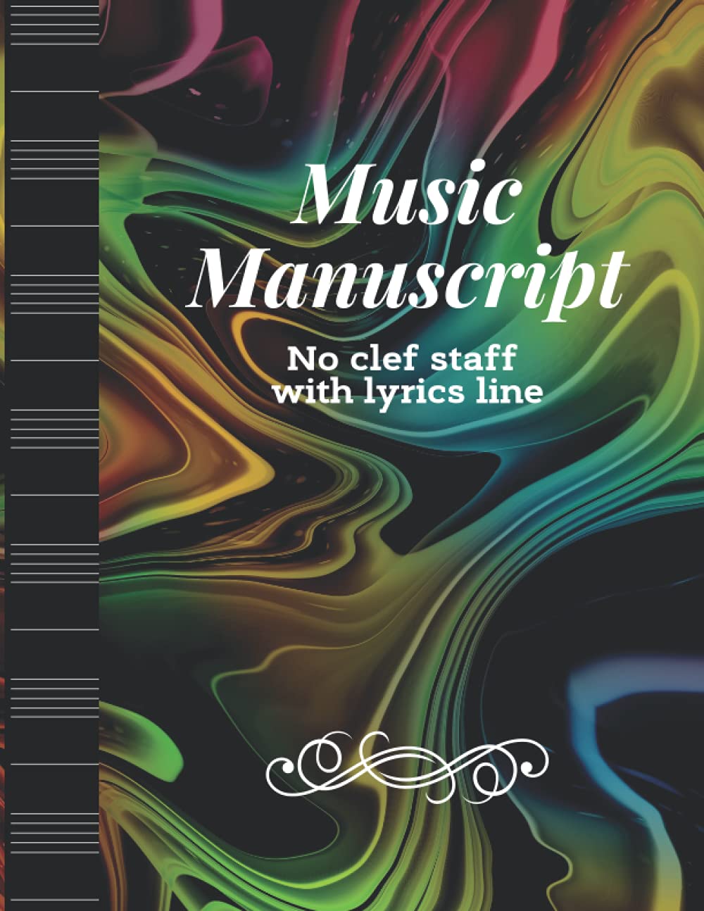 Music Manuscript: No clef staff with lyrics line