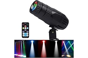 Pinspot Light with Remote 4 in 1