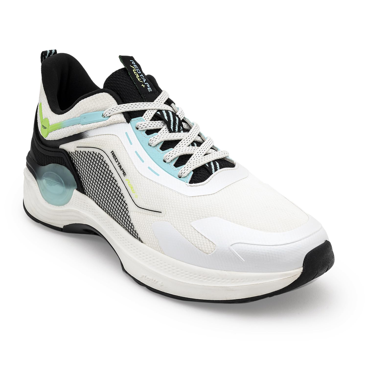 red tape Athleisure Shoes for Men | Cultured Round-Toe Shape & Cushioning Technology Black/White-picture-16