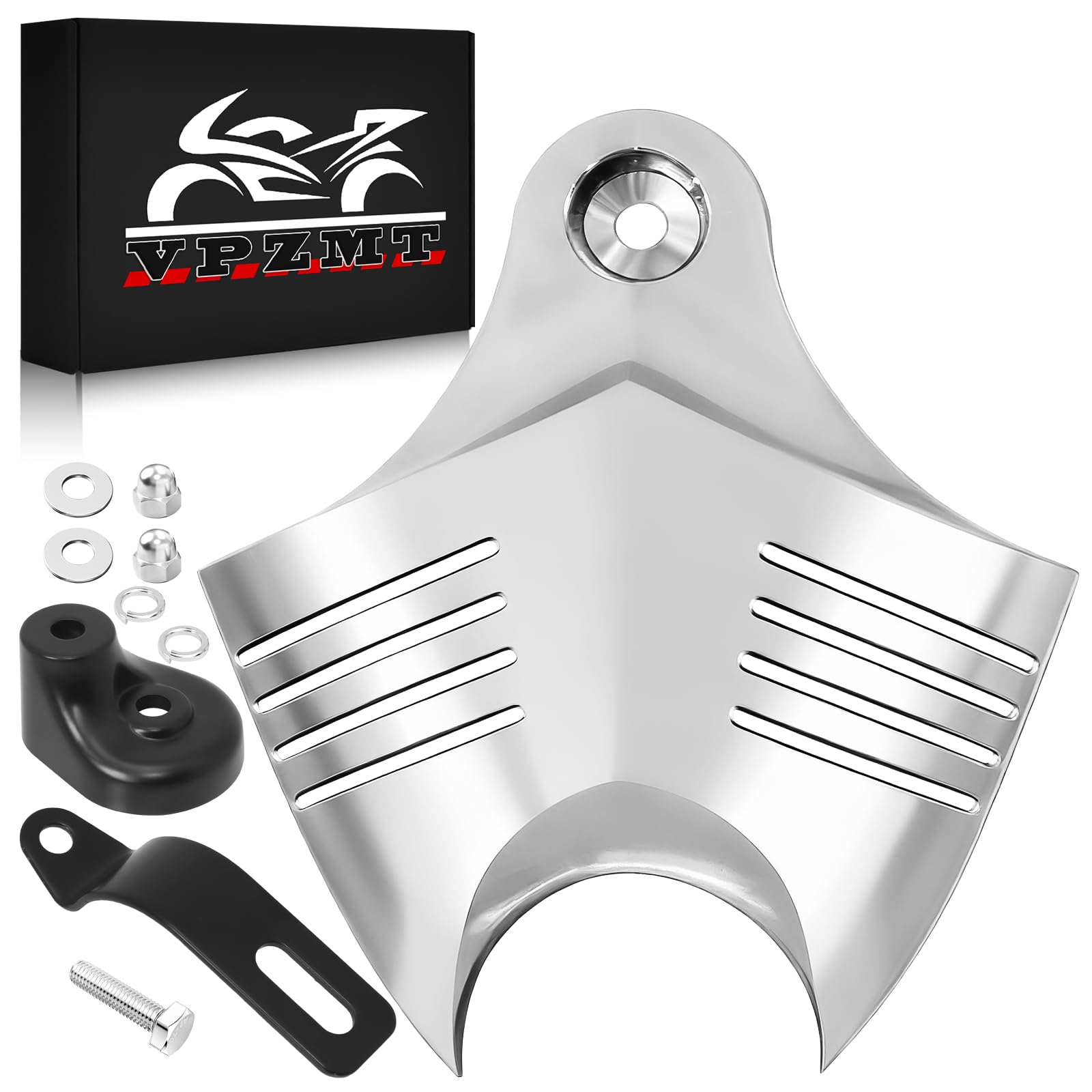 Chrome Horn Cover for Harley Davidson Softail Sportster Trike Touring Road King Electra Glide Dyna Big Twins V-Rods Stock Cowbell Horns 1999-2020-image-48
