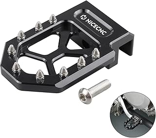 NICECNC Extensor de pedal de alavanca de freio preto largo compatível com Yamaha YFZ450R 2009-2023 2022 2021 2020 2019 2018 2017 2016 YFZ450X 2010-2011 YFZ 450 2017 Substituição para 17 8P-272 11-01-00