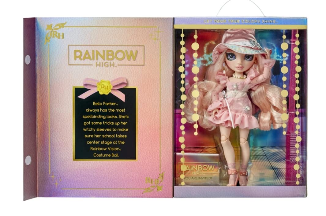 Rainbow Vision Costume Ball Rainbow High Doll - Fashion Collectors Doll - 11 inch (Bella Parker)