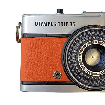 [#507] オリンパス OLYMPUS TRIP 35 Olympus Trip 35 Red Leather Point and Shoot 35mm Film Camera