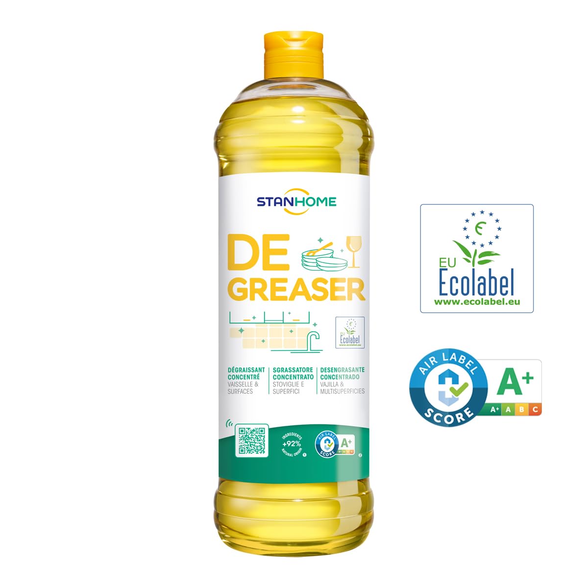 Degreaser Sgrassatore Sgrassatore Concentrato Multisuperfici - 2 Pezzi X 1000 Ml