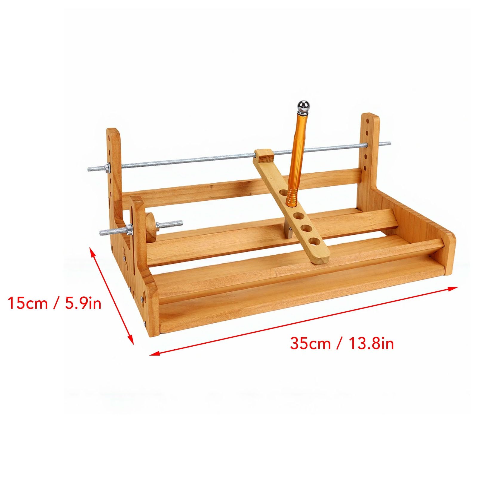 Glasflaschenschneider, Massives Kiefernholz, Rutschfest, Stabil, mit Komplettem Hardware-Zubehör und Schneidfunktion für DIY-Glasflaschen-Upcycling, Bastelherstellung.