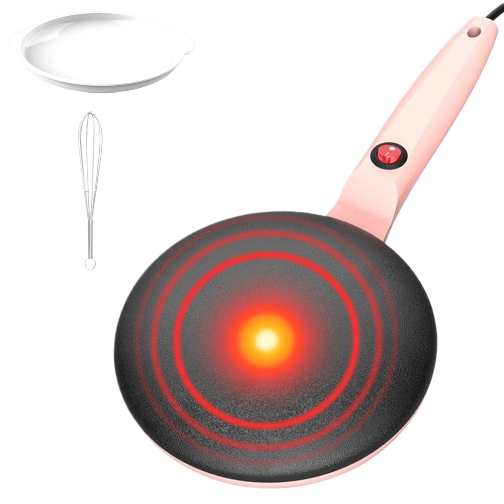 Crepera, Sartén para crepes Control automático de temperatura antiadherente