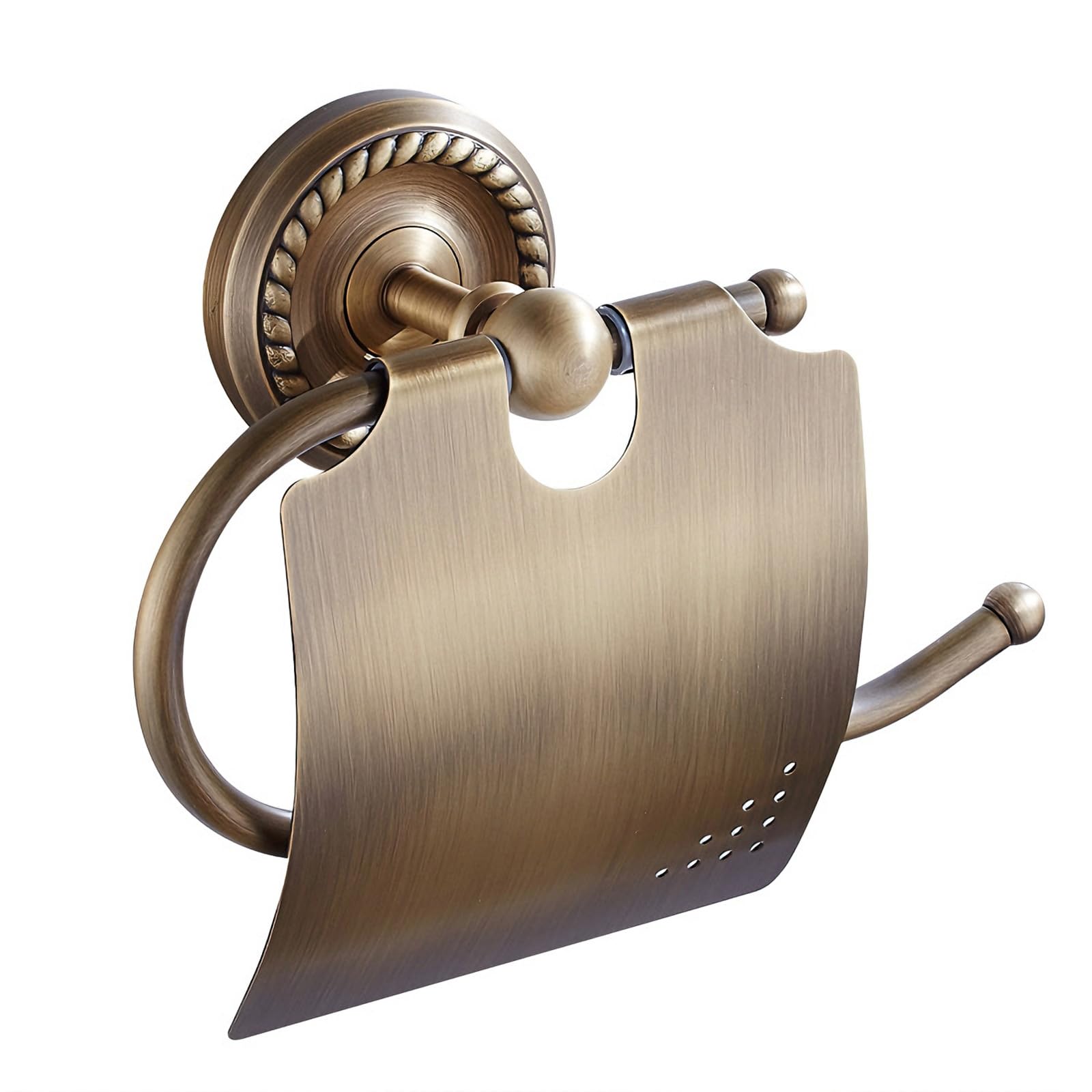 Space Saving Wall Mount Holder Embossed Brasses for Compacts Area Space Saving