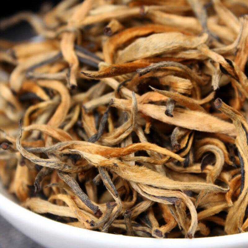 Té negro de Yunnan Té Dian HongBrote dorado orgánico de Yunnan Dian Hong (500g)