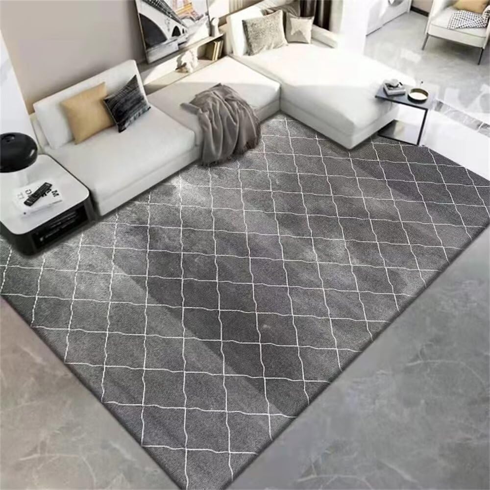 Tapis cuisine moquette salon gris et décoration de Noël pour chambre d'adulte 50x80cm