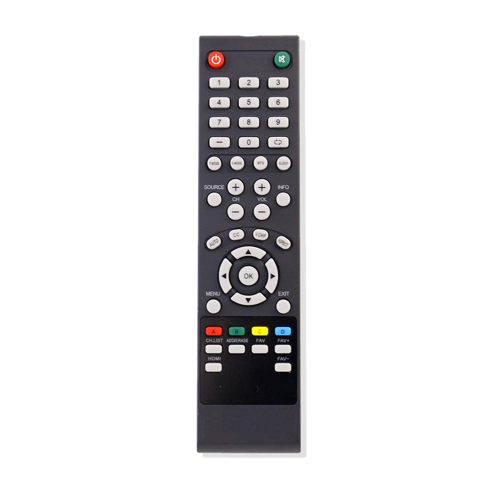 VINABTYReplacement Remote Control for SEIKI LCD Smart TV SC324FB SC552GS SC32HT04 SE32HS01 SE65FY18 SE60GY24 SE65JY25 SE19HT01 SE40FY19 SE50UY04 LE-46GCA LE-55G77E SE39UY04 SE47FY19