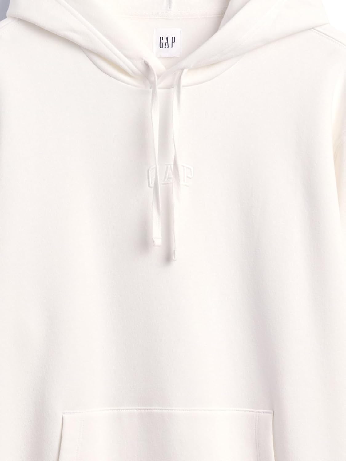 GAP Mens Mini Logo Relaxed Pullover Hoodie New Off White V2 S - Image 4