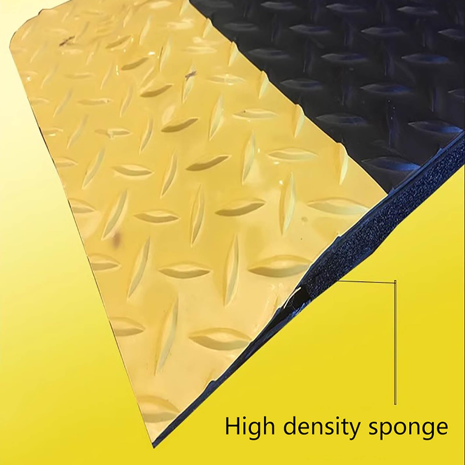 Tappetino per postazione di lavoro antifatica, spessore 20 mm, in spugna di PVC, per magazzini e fabbriche, offre comfort e supporto in piedi, dimensioni 50 x 50 cm