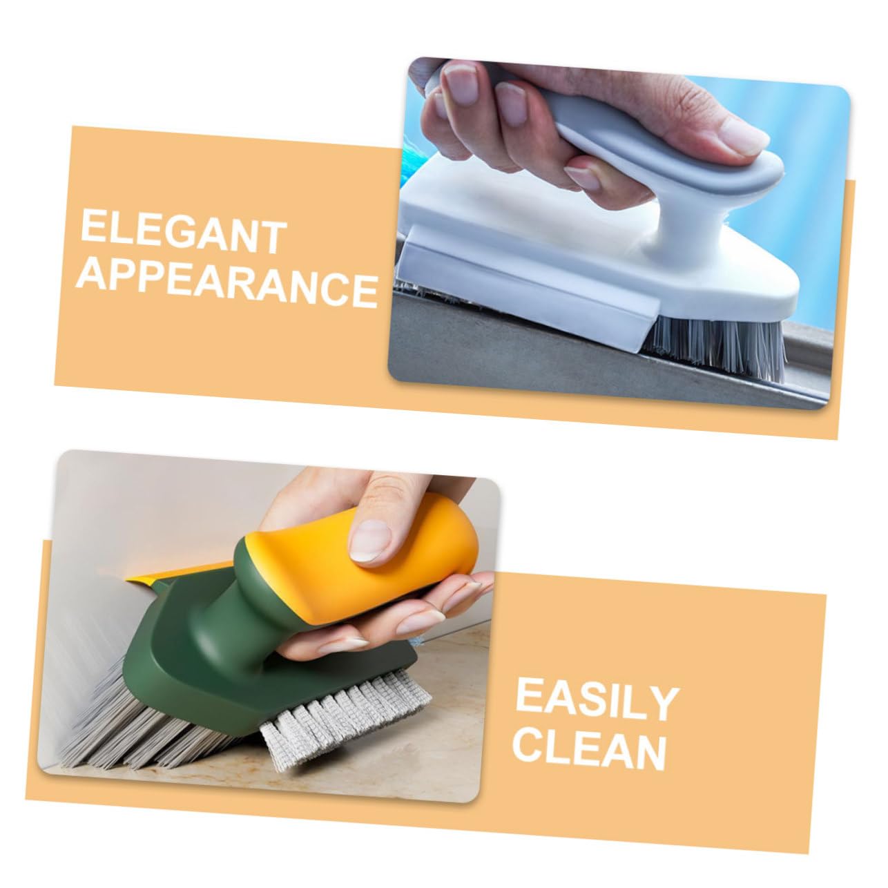 STOBAZA 10piezas Cepillo De Limpieza Azulejos De Cepillo De Ranuras y Esquinas Herramienta De Limpieza para Áreas Difíciles De Baño y Cocina