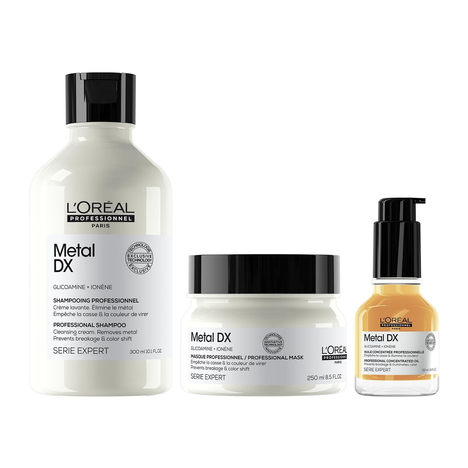 L'Oréal Professionnel Metal DX – Pflegeserie Für Farbbehandeltes Haar, Gegen Metallablagerungen