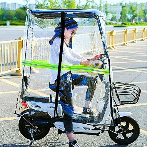 Toldo para scooter contra la lluvia y viento en exteriores con cerramiento total