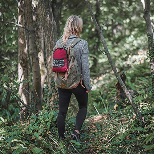 Easthills Outdoors Jungle Explorer 118" X 79" Double Camping Hammock Lightweight Ripstop Parachute Nylon 2 Person Hammocks With Removable Bug Net, Tree Straps And Tarp Gray #TOP7