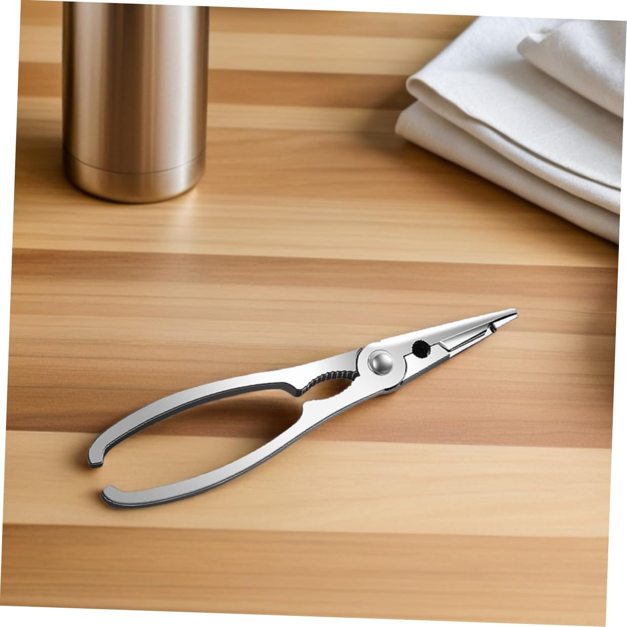 BESPORTBLE 4pcs Stainless Steel Seafood Tools Set with Crab Crackers and Forks, Sturdy Crab Leg Eating Utensils for Family Dinners and Seafood Gatherings