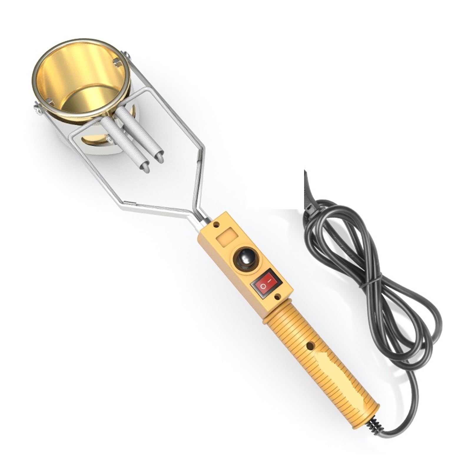 Mjfvn Hand Held 250W 150W/300W Solder Pot Handheld Adjustable Temperature Tin Melting Furnace Portable Electronic Repair Welding Desoldering Tools(Hand Held 250W)