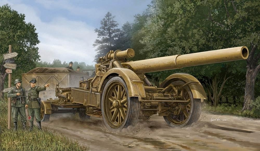 Trumpeter 2314 21cm Morser 18 Heavy Artillery 1:35 Model Kit