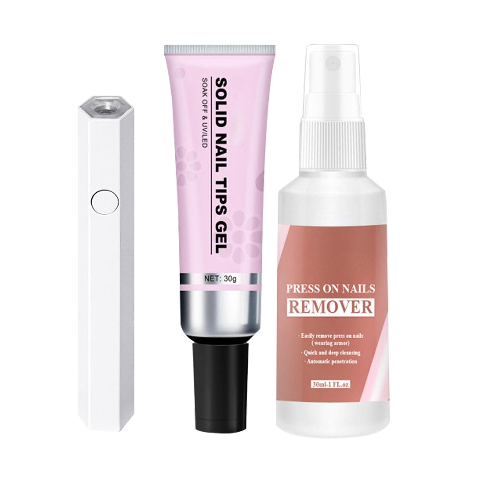 Amazon.co.jp: ソフトジェルネイルチップ接着剤、付け爪用ジェル接着剤