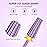 MelodySusie Super Cut Edition 5 in 1 Nail Drill Bits, 3/32\'\' Carbide Tungsten Multi-function Bits, Suitable for Manicure Pedicure Cuticle Gel Polishing, Purple, Series Bit-M, Double Coarse