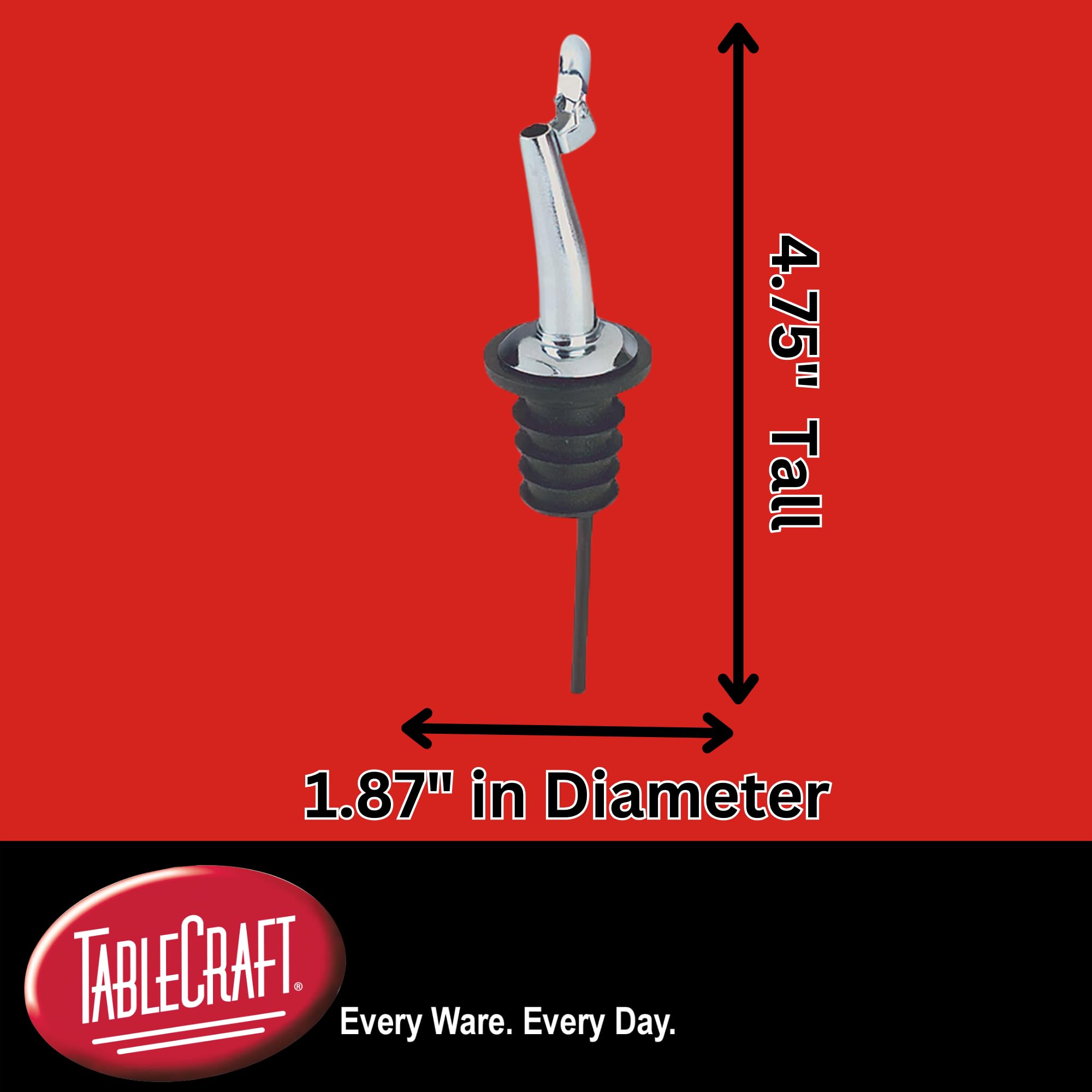 Crestware Commercial Grade, DSS16, Squeeze Handle Ambidextrous Disher, Size 16 or 2.1875