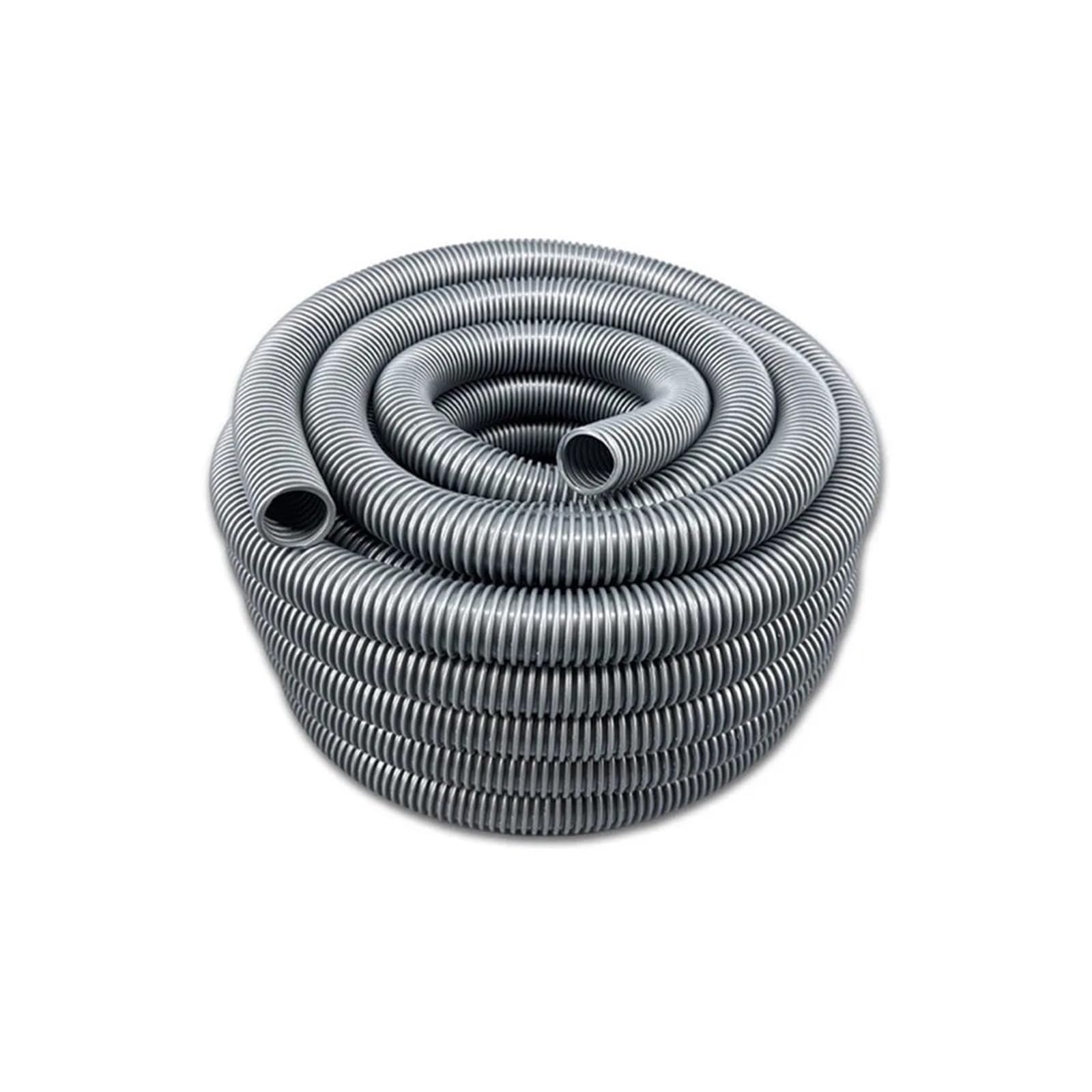 3m/5m Vacuum Cleaner Hose Inner Diameter 32mm Universal Extended Flexible Threaded EVA Corrugated(Grey-3m)