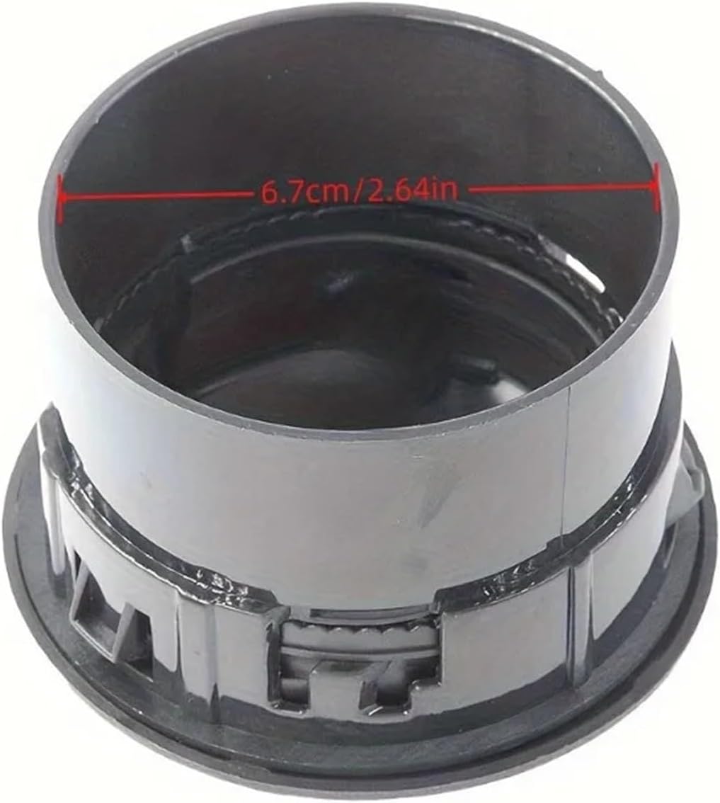 Auto AC Vent Grille Cover 8200212480 Durable ABS Material | Compatible With Renault Duster Dacia Logan | Compatible With Opel Movano B | Compatible With Nissan NV400 2010 Models(Silvery)