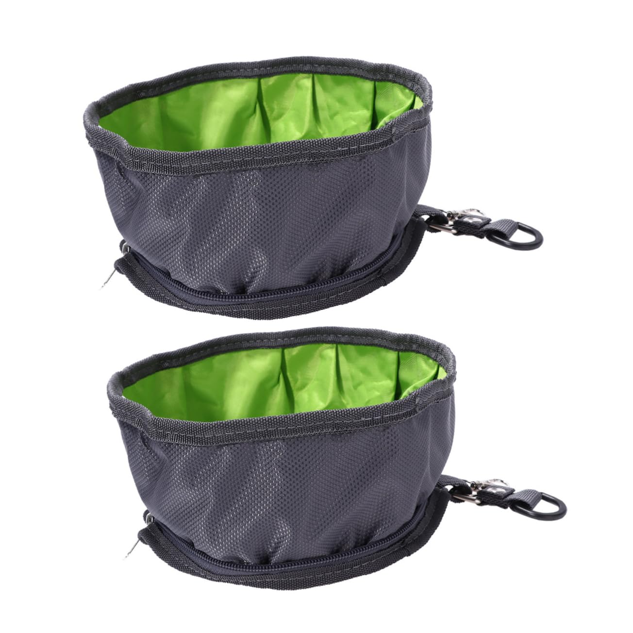 Mipcase 4 Pièces Gamelle Portative pour Chien Bol De Randonnée en Plein Air Gamelle pour Chien Mangeoire pour Pliable pour Voyage De Compagnie d'eau