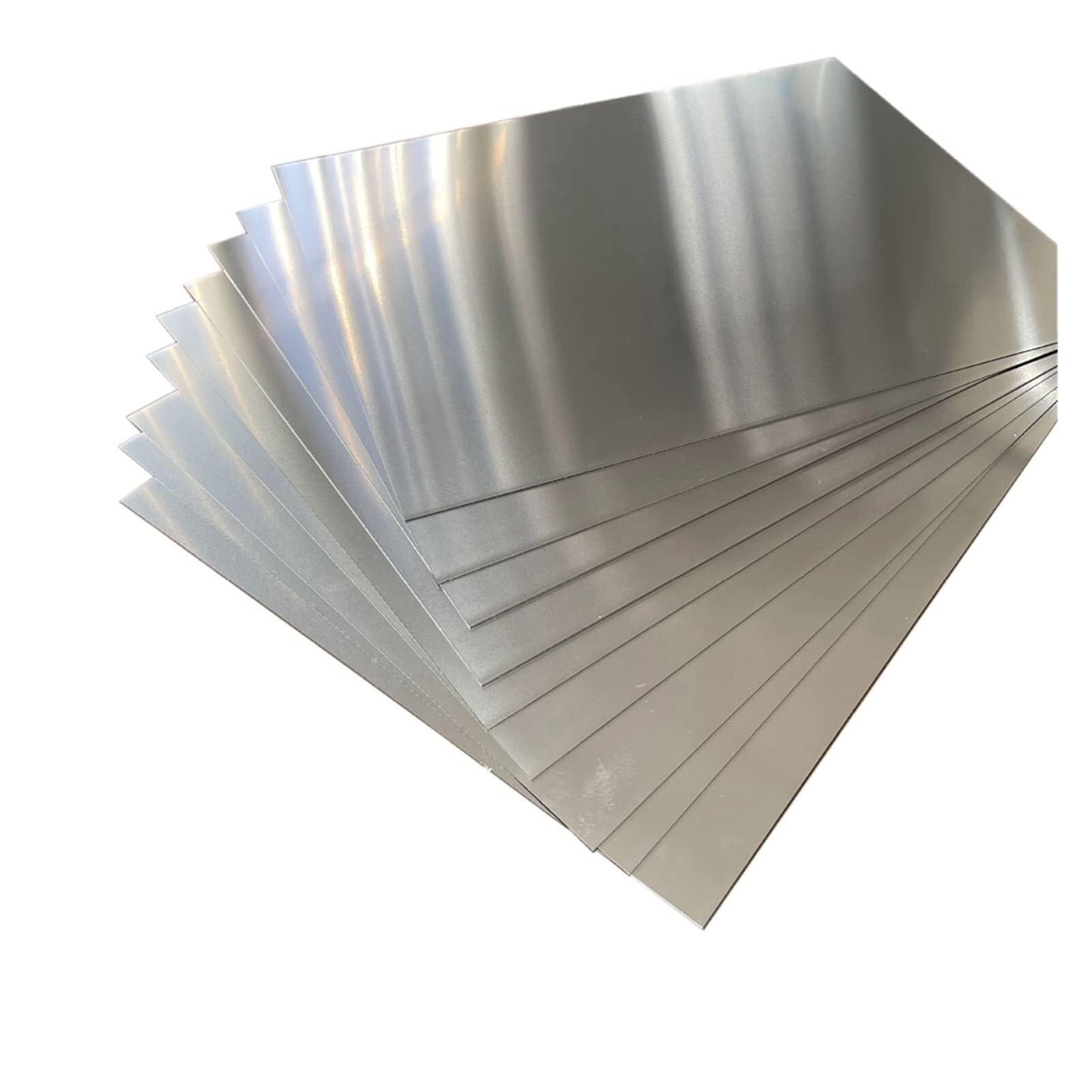 1 pezzo lamiera in acciaio inossidabile spessore 0,2/0,3/0,4/0,5/0,6/0,7/0,8/0,9/1mm(200x300x0.7mm)