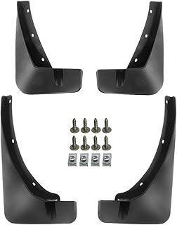 A-Premium Set of 4PCS Mud Flaps Splash Guards Mudguards Mudflaps with Hardware Kits Accessory Compatible with Buick Encore 2013-2022, Sport Utility, Front and Rear (Driver & Passenger Sides)