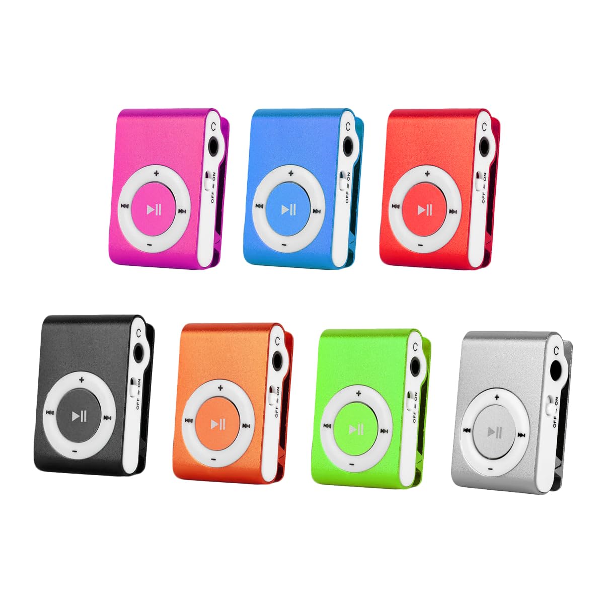 MP3プレーヤー クリップ型 超小型 軽量 音楽プレーヤー 学生向け スポーツ用…