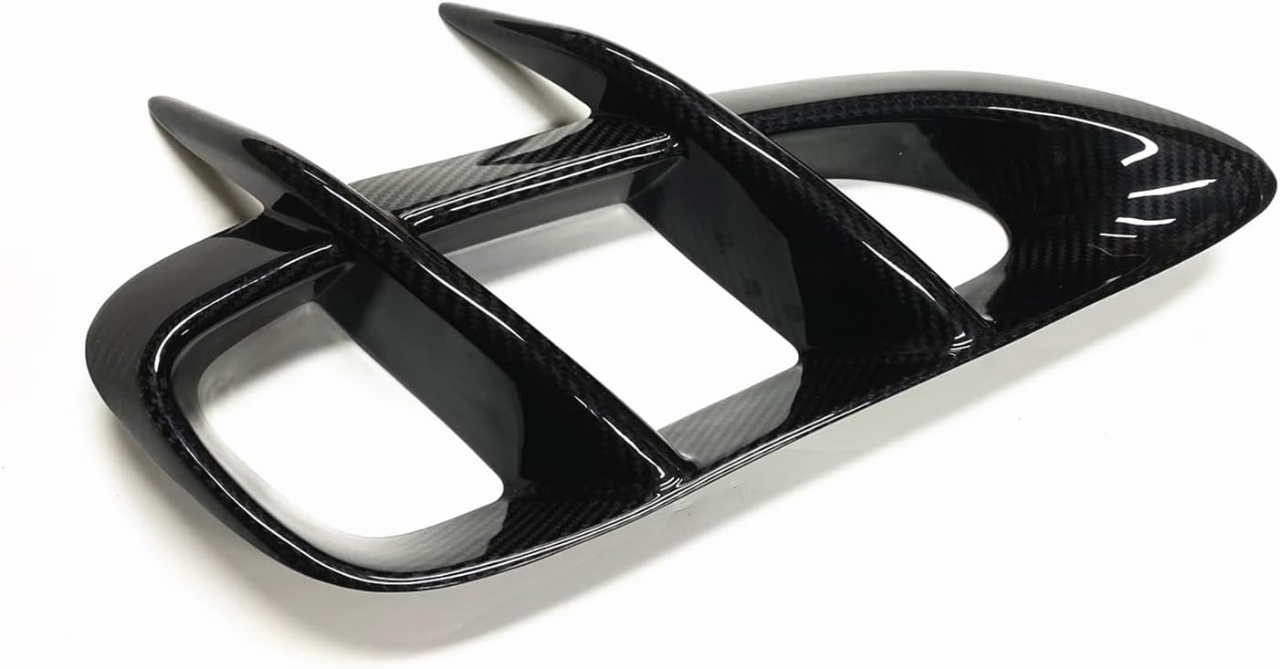 Car Side Hood Air Vent Trim Cover Compatible for Porsche 718 Boxster Cayman 2016-2020 Carbon Fiber Fenders out Scoop Intake Bonnet Frame