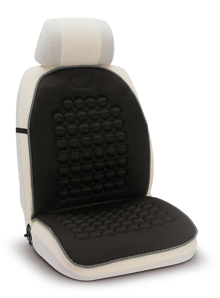 Bottari 12087 12087 Respaldo de Asiento Coche Java magnetico con esferas imantadas, Color Negro