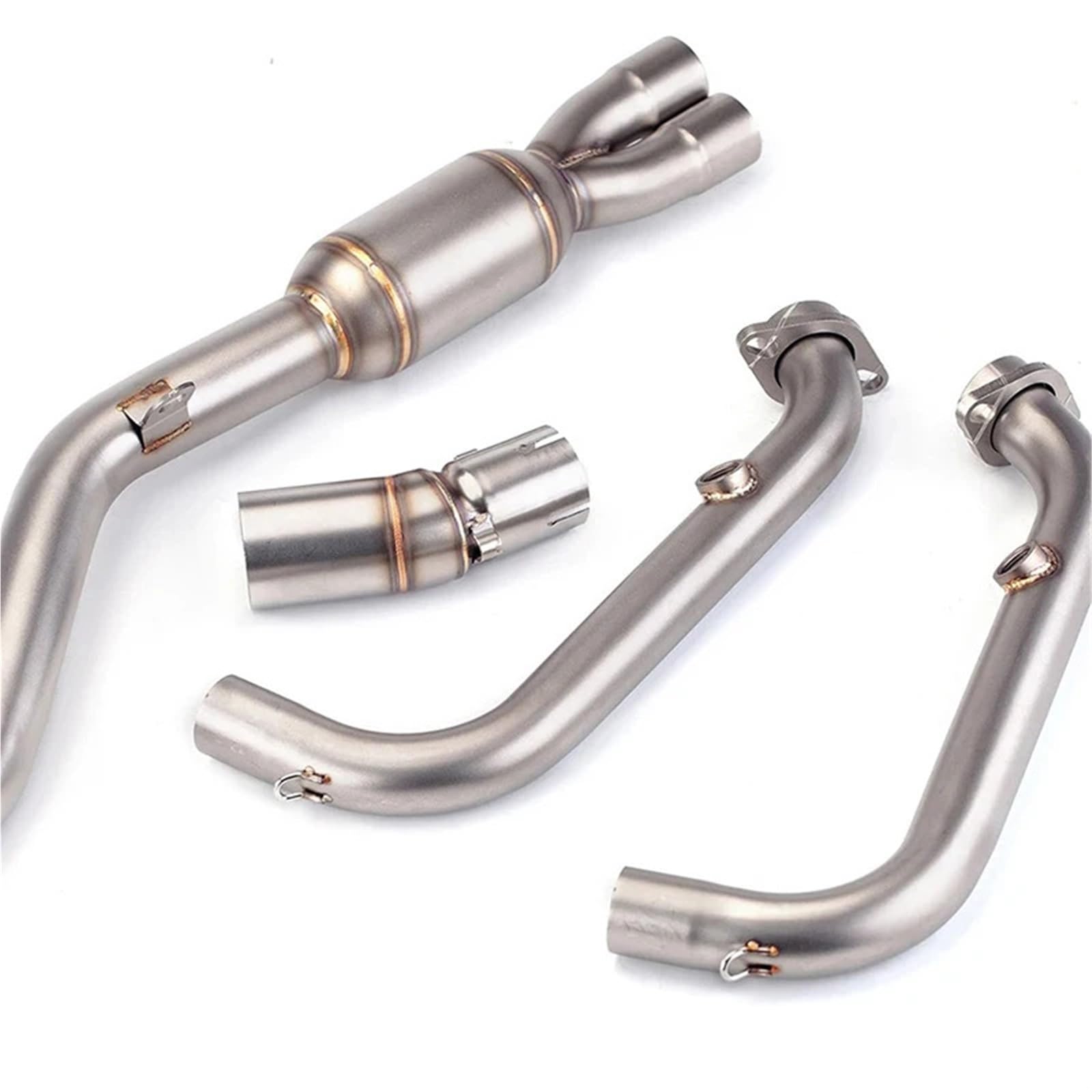 Pasuje Do Cfmoto 450SR 450 SR Motocyklowe Układy Wydechowe Ze Stali Nierdzewnej Zmodyfikuj Tłumik 51mm Łącznik Przedni rura wydechowa