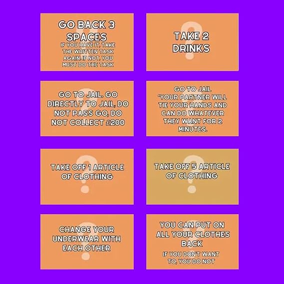 Adultopoly Board Game, Couples Adult Monopoly Game, Date Night Board Game for Adults, Couple Adult Opoly Board Game, Relationship Conversation Cards Game (1 Set)