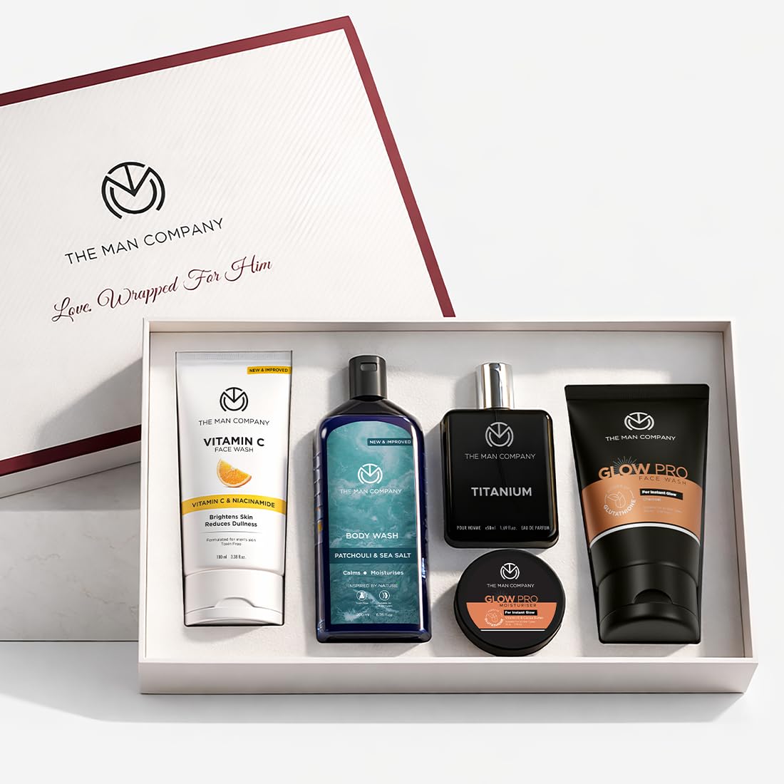 The Man Company Valentine's Special Kit - Unforgettable Him | Premium Men's Grooming Gift Set | Cleanses & Moisturises - Set of 5-image-12