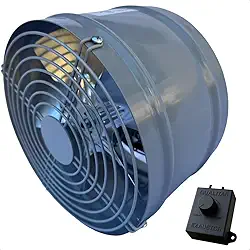 Exaustor Axial 25cm Industrial Qualitas Eq250m2 110V 220V Para Coifa Churrasqueira Dutos Cozinha